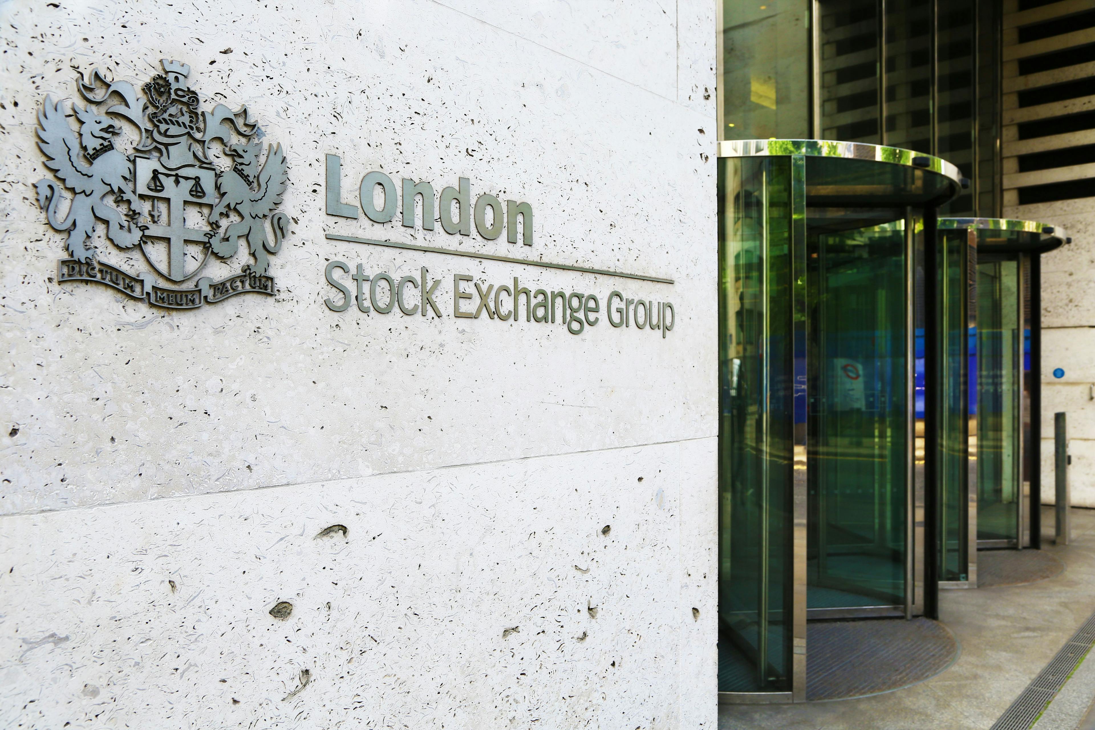 Entrance to the London Stock Exchange Group.